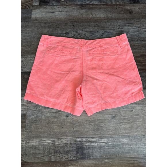Lilly Pulitzer Calla Shorts size 4 100% linen - Picture 2 of 3